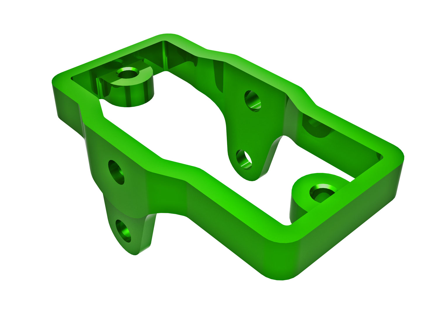 Green Aluminum Servo Mount