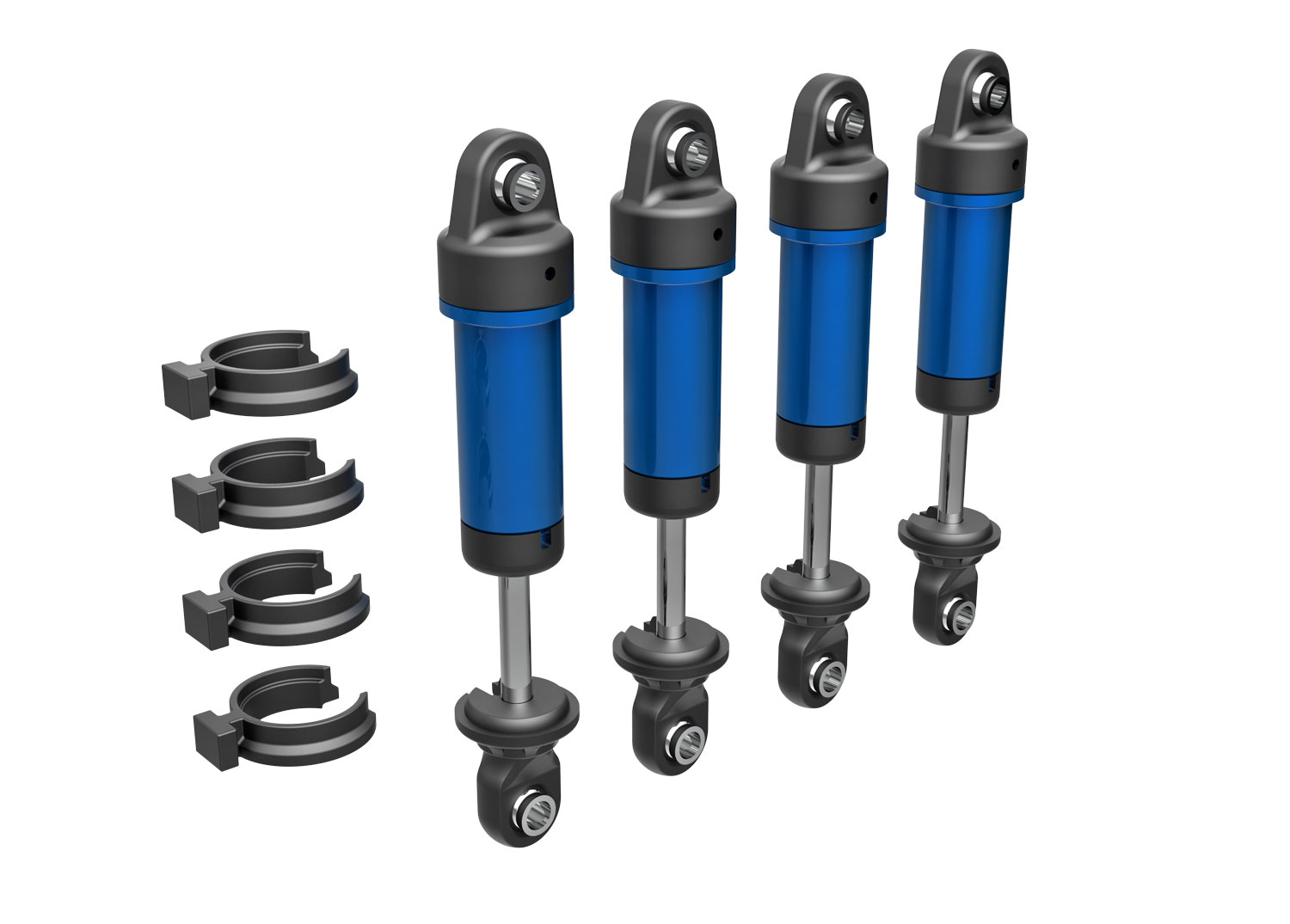 Blue Aluminum GTM Shocks