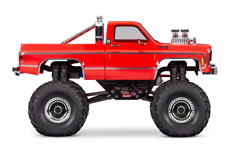 1/18 TRX-4MT Chevrolet K10 Monster Truck (#98064-1) Side View (Red)