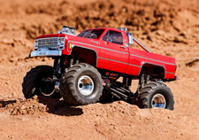 1/18 TRX-4MT Chevrolet K10 Monster Truck (#98064-1) Action (Red)