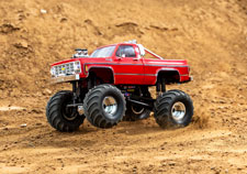 1/18 TRX-4MT Chevrolet K10 Monster Truck (#98064-1) Action (Red)