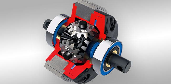 Sealed Beveled Gear Differential